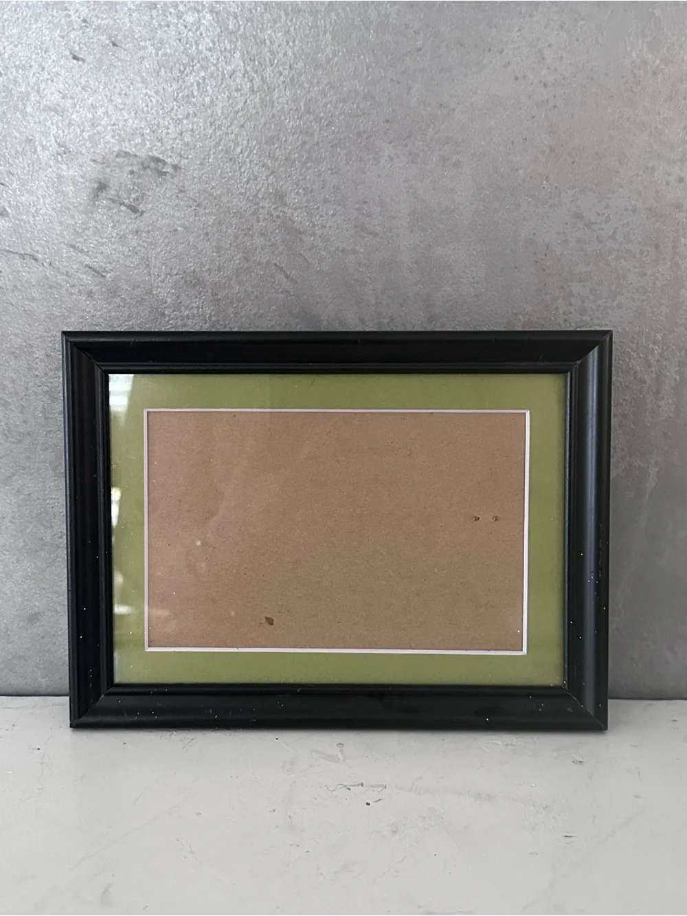 Vintage Frame BLACK WOOD COMPOSITE FRAME FITS 5X7
